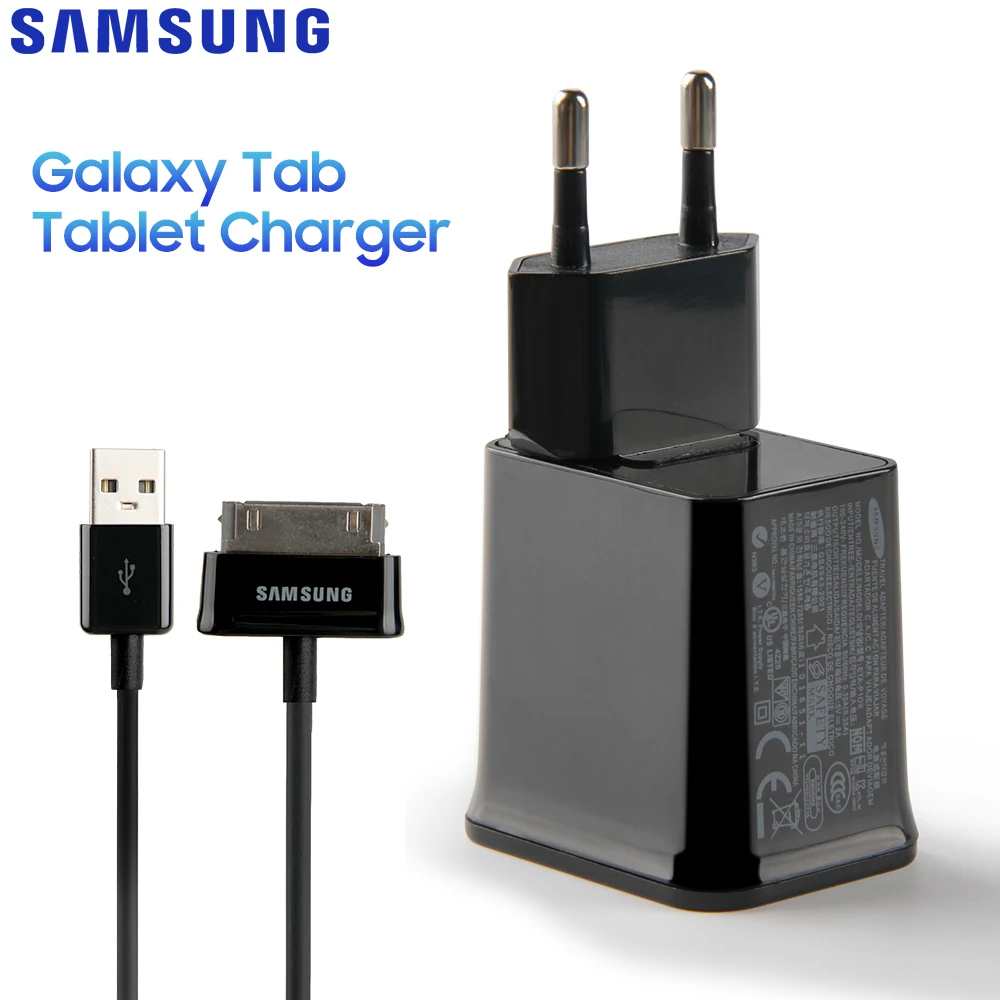 Оригинальное дорожное настенное зарядное устройство SAMSUNG планшетов Samsung Galaxy Tab 2