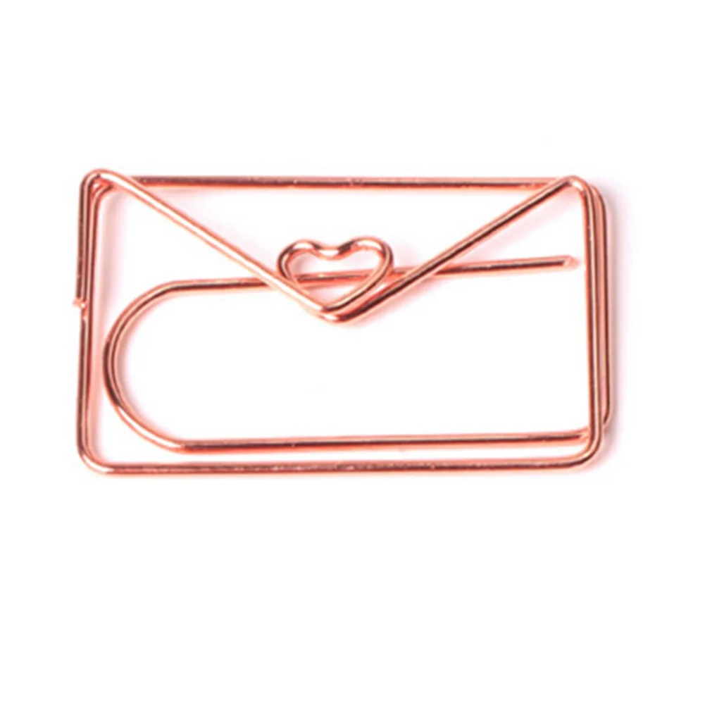 Rose Gold Plastic Coated Electroplating Pineapple Goblet Heart Shape Paper Clips Bookmark Marking Clips
Rose Gold Plastic Coated Electroplating Pineapple Goblet Heart Shape Paper Clips Bookmark Marking Clips