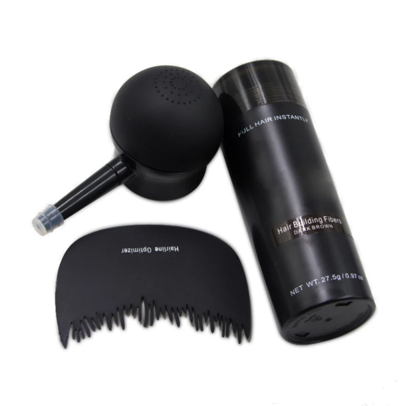 Hair Fiber Instant Hair Growth Powder Care Fiber Keratin Hair Fiber 27.5g Optimizer Spray Applicator Hair Loss Treatment Comb
Hair Fiber Instant Hair Growth Powder Care Fiber Keratin Hair Fiber 27.5g Optimizer Spray Applicator Hair Loss Treatment Comb