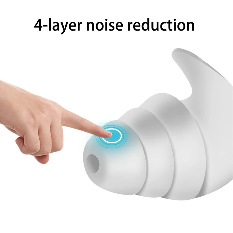 1Pair 3 Layer Soft Silicone Ear Plugs Tapered Sleep Noise Reduction Earplugs Sound Insulation Ear Protector
1Pair 3 Layer Soft Silicone Ear Plugs Tapered Sleep Noise Reduction Earplugs Sound Insulation Ear Protector
