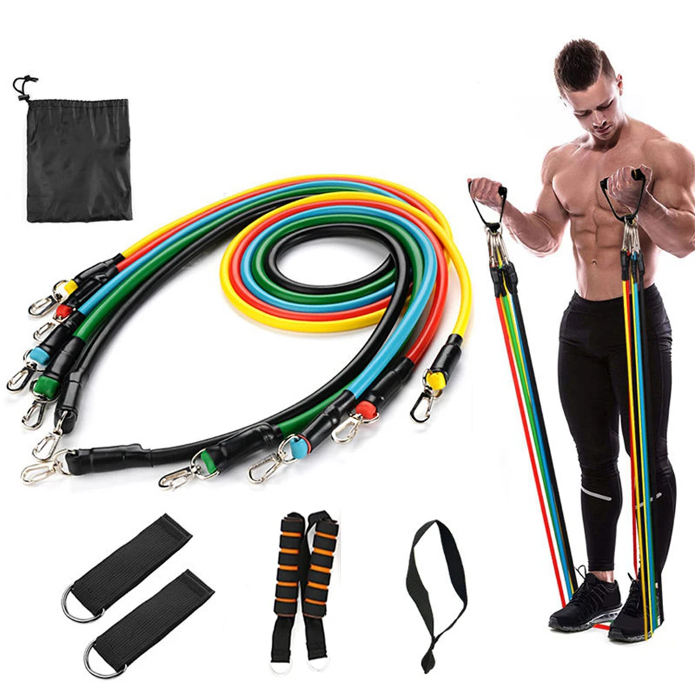 Fitness Insanity Resistance Band Set 5 Stackable Exercise Bands with Waterproof Carrying Case Door Anchor Attachment Legs Ankle
Fitness Insanity Resistance Band Set 5 Stackable Exercise Bands with Waterproof Carrying Case Door Anchor Attachment Legs Ankle