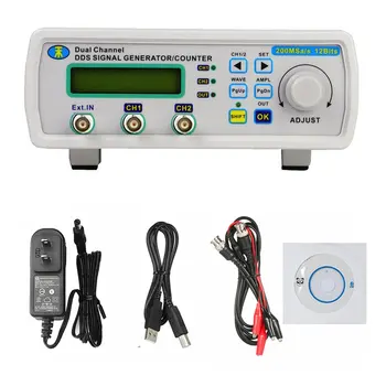 MHS-5200A 20MHz Digital DDS Dual-channel Arbitrary Waveform Functional Signal Generator Frequency Meter High Precision
MHS-5200A 20MHz Digital DDS Dual-channel Arbitrary Waveform Functional Signal Generator Frequency Meter High Precision