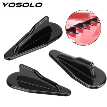 YOSOLO 10PCS Car Wing Roof Spoiler Bumper Shark Fin Vortex Generator Universal Shark Fin Diffuser Carbon Fiber Tail Generator
YOSOLO 10PCS Car Wing Roof Spoiler Bumper Shark Fin Vortex Generator Universal Shark Fin Diffuser Carbon Fiber Tail Generator