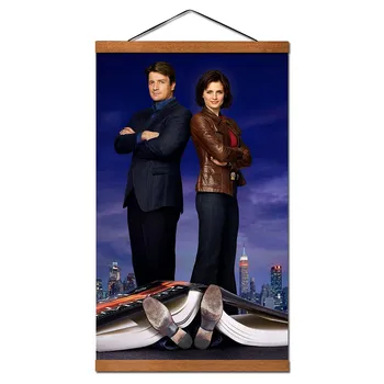 Castle TV Series Posters Wall Art Scroll Canvas Paintings With Magnetic Solid Wood Home Decoration 
Castle TV Series Posters Wall Art Scroll Canvas Paintings With Magnetic Solid Wood Home Decoration