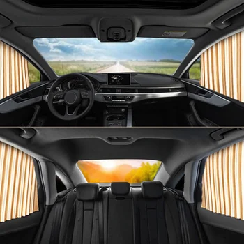 2Pcs Car Sun Shade Protection Car Curtain Car Window Sunshade Side Window Mesh Sun Visor Summer
2Pcs Car Sun Shade Protection Car Curtain Car Window Sunshade Side Window Mesh Sun Visor Summer