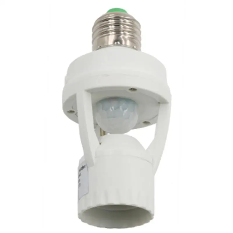 110-240V Socket E27 Converter Lamp Base Light Bulb Switch with PIR Motion Sensor Automatic Detection Of Human Body
110-240V Socket E27 Converter Lamp Base Light Bulb Switch with PIR Motion Sensor Automatic Detection Of Human Body