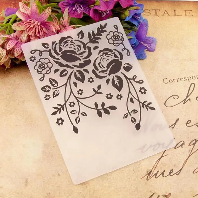 Embossing Folder Stencils Template for DIY Scrapbook Paper Cards Making Decor Bring Happiness and Beauty to Your Life
Embossing Folder Stencils Template for DIY Scrapbook Paper Cards Making Decor Bring Happiness and Beauty to Your Life