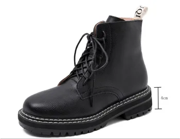 Timalina Women's Boots spring/autumn Round Toe Short Boots Autumn 2020 British Style Thick Leather Short Boots Motorcycle Shoes
Timalina Women's Boots spring/autumn Round Toe Short Boots Autumn 2020 British Style Thick Leather Short Boots Motorcycle Shoes