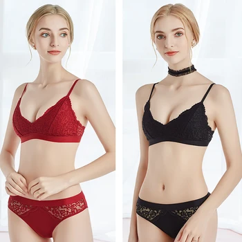 New French Underwear Set Lace Sexy Push-up Bra And Panty Sets Comfortable Brassiere Wire Free Embroidery Flowers Lingerie
New French Underwear Set Lace Sexy Push-up Bra And Panty Sets Comfortable Brassiere Wire Free Embroidery Flowers Lingerie