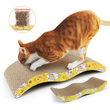 M Shape Corrugated Paper Cats Scratch Board Grinding Nails Furniture Protect Cat Toy Cat Scratch Cardboard Toy With Free Catnip
M Shape Corrugated Paper Cats Scratch Board Grinding Nails Furniture Protect Cat Toy Cat Scratch Cardboard Toy With Free Catnip