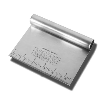 Stainless Steel Scraper & Chopper Dough Scraper Pizza Dough Cutter kitchen Tools Multi-purpose Various Styles To Choose From
Stainless Steel Scraper & Chopper Dough Scraper Pizza Dough Cutter kitchen Tools Multi-purpose Various Styles To Choose From