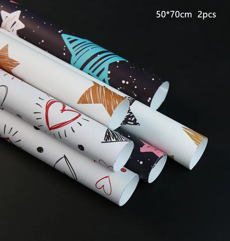 2pcs Five-pointed Star Gift Wrapping Paper DIY Self-adhesive Manual DIY Christmas Night Gift Box Packaging Material
2pcs Five-pointed Star Gift Wrapping Paper DIY Self-adhesive Manual DIY Christmas Night Gift Box Packaging Material