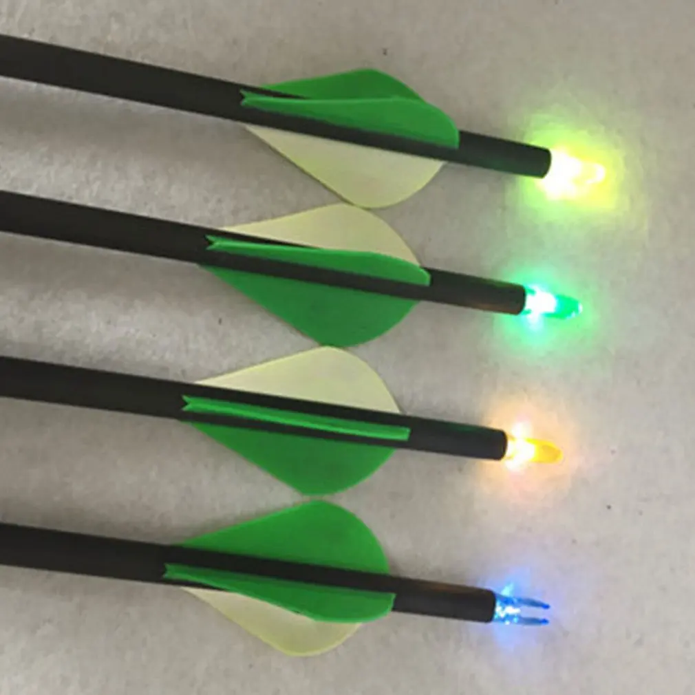 12PCS/SET Super Bright LED Luminous Arrow Nock Tail Outdoor Hunting Shooting Archery Arrow Bow Dual Tail Inside Light Drop Ship
12PCS/SET Super Bright LED Luminous Arrow Nock Tail Outdoor Hunting Shooting Archery Arrow Bow Dual Tail Inside Light Drop Ship