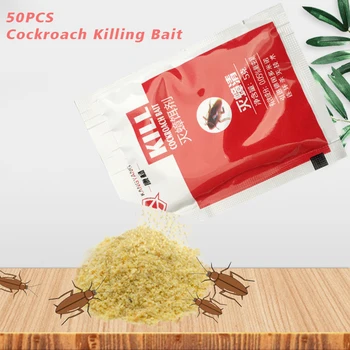 50pcs Insecticide Kitchen Trap Safety Hospital Pest Control Roach Insect Reject Cockroach Killing Bait Powder Home Restaurant 
50pcs Insecticide Kitchen Trap Safety Hospital Pest Control Roach Insect Reject Cockroach Killing Bait Powder Home Restaurant