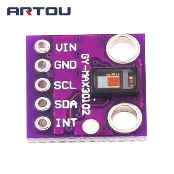 GY-MAX30102 Blood Oxygen Concentration Sensor Module Heart Rate Click MAX30102 Sensor Breakout Board for Arduino
GY-MAX30102 Blood Oxygen Concentration Sensor Module Heart Rate Click MAX30102 Sensor Breakout Board for Arduino