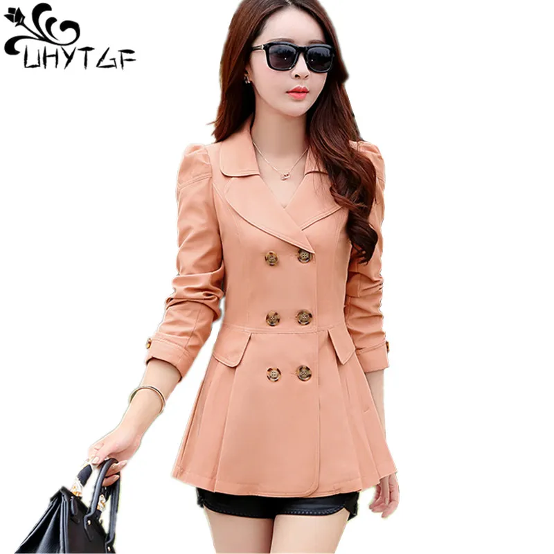 Новинка, тренчкот UHYTGF, Женская приталенная двубортная ветровка большого размера на весну и осень, верхняя одежда, Женский Повседневный тренчкот X490
Новинка, тренчкот UHYTGF, Женская приталенная двубортная ветровка большого размера на весну и осень, верхняя одежда, Женский Повседневный тренчкот X490