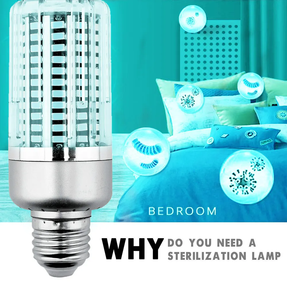 40W 110/220V UVC Sterilization Light Disinfection Corn Light Bulb Lamp Desinfection 130 LEDs E27 Germicidal Lamp Remote Control
40W 110/220V UVC Sterilization Light Disinfection Corn Light Bulb Lamp Desinfection 130 LEDs E27 Germicidal Lamp Remote Control
