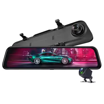 Vehemo 12 Inch Car Video Camera Loop Recording Dash Cam Motion Detection Driving Recorder DVR for Gravity Sensor Dual Lens
Vehemo 12 Inch Car Video Camera Loop Recording Dash Cam Motion Detection Driving Recorder DVR for Gravity Sensor Dual Lens