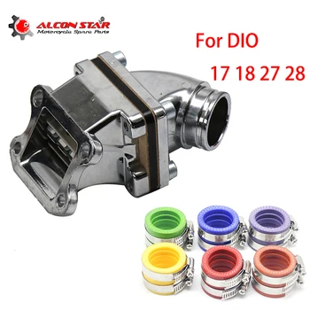 Alconstar Motorcycle Carburetor Connector Inlet Intake Pipe Color 35mm Carburador Interface For DIO 17 18 27 28 DIO 50cc
Alconstar Motorcycle Carburetor Connector Inlet Intake Pipe Color 35mm Carburador Interface For DIO 17 18 27 28 DIO 50cc