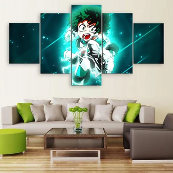 Wall Art Modular Picture Poster Home Decor 5 Panel My Hero Academia Modern Canvas Hd Print Animation Painting For Bedroom Frame
Wall Art Modular Picture Poster Home Decor 5 Panel My Hero Academia Modern Canvas Hd Print Animation Painting For Bedroom Frame