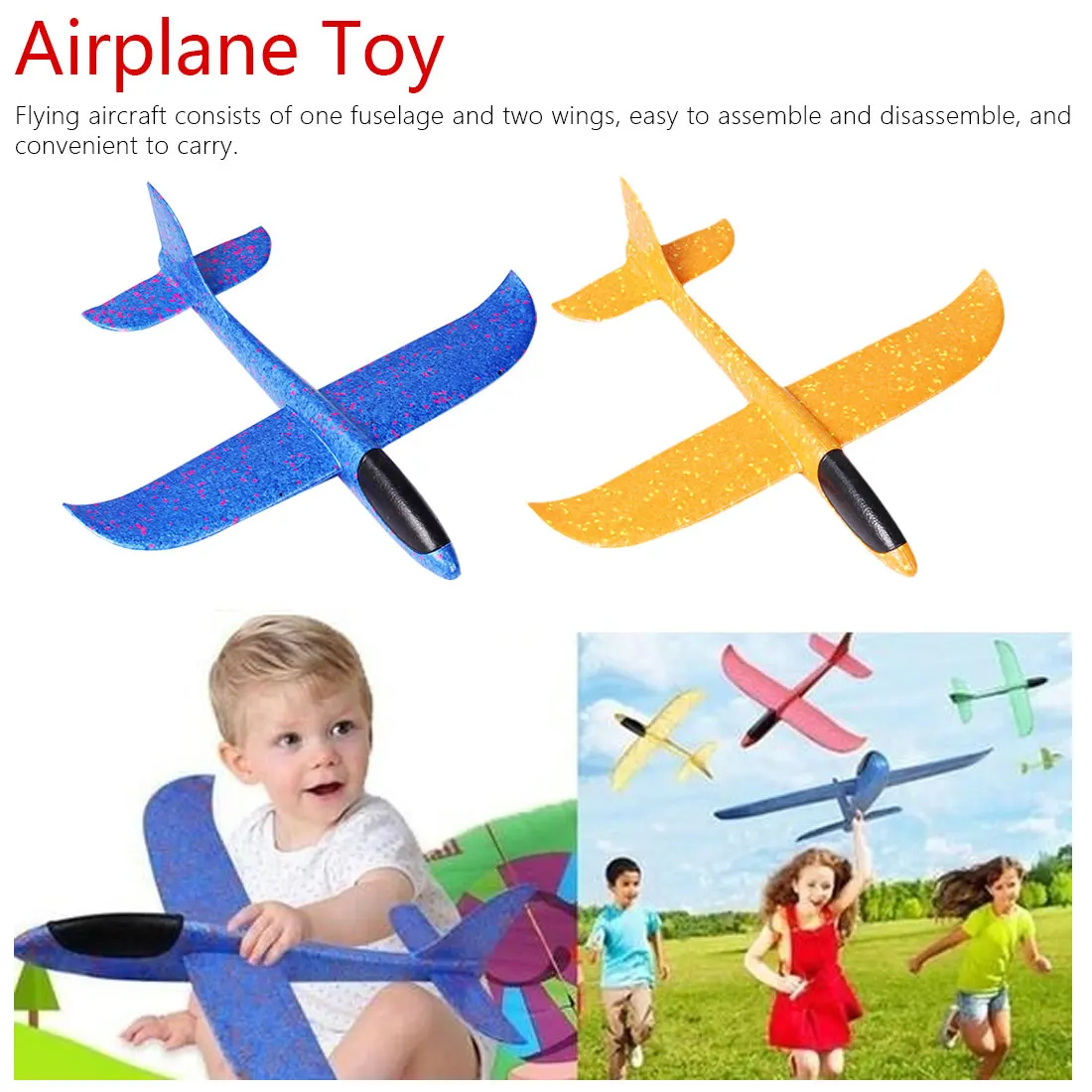 Kids Hand Throw Flying Glider Planes Foam Aircraft Model Outdoor Toys for Children Boys Airplane EPP Resistant Breakout Aircraft
Kids Hand Throw Flying Glider Planes Foam Aircraft Model Outdoor Toys for Children Boys Airplane EPP Resistant Breakout Aircraft