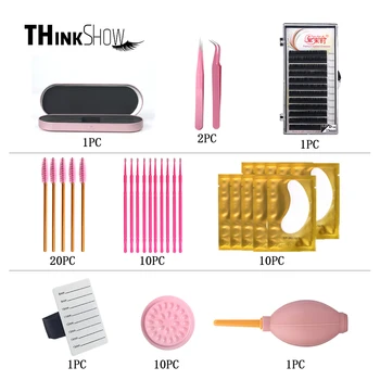 THINKSHOW Individual Eyelash Extension Training Kit Grafting Eyelash Tools Kit Practice Mannequin Head Set
THINKSHOW Individual Eyelash Extension Training Kit Grafting Eyelash Tools Kit Practice Mannequin Head Set