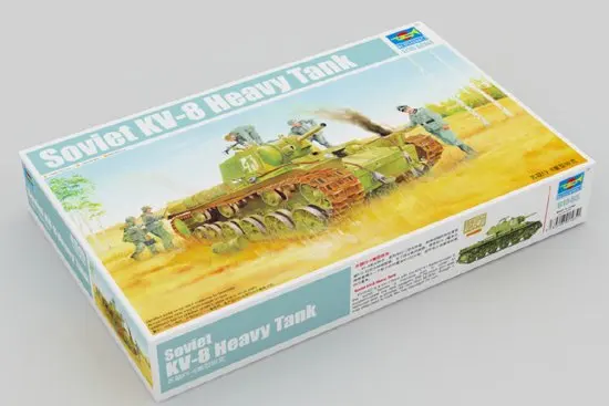 Trumpeter 1/35 01565 Soviet KV-8 Heavy Tank Military Display Toy Plastic Assembly Building Model Kit
Trumpeter 1/35 01565 Soviet KV-8 Heavy Tank Military Display Toy Plastic Assembly Building Model Kit