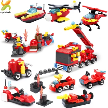 376pcs 8in1 Fire Fighting Building Blocks City Truck Firefighter Helicopter Boat Educational Model Bricks Children Toys 
376pcs 8in1 Fire Fighting Building Blocks City Truck Firefighter Helicopter Boat Educational Model Bricks Children Toys