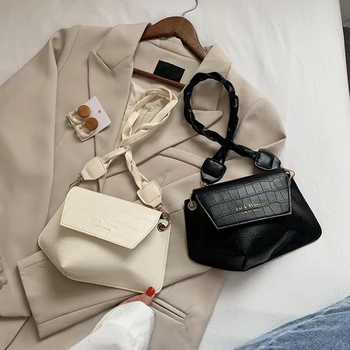 Retro Alligator Leather Handbag Women Fashion Irregular Woven Strap Ladies Shoulder Bags Female Totes
Retro Alligator Leather Handbag Women Fashion Irregular Woven Strap Ladies Shoulder Bags Female Totes