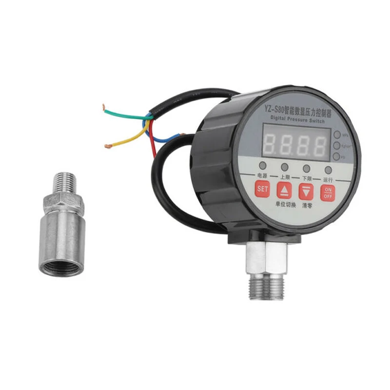 Relay Switching Signal Digital Pressure Switch Multi-function Pneumatic For Air Compressor
Relay Switching Signal Digital Pressure Switch Multi-function Pneumatic For Air Compressor
