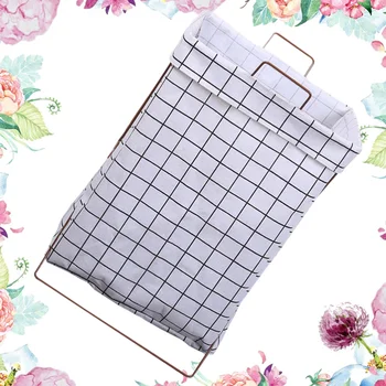 Cloth Dirty Clothes Basket Cloth Laundry Basket Foldable Laundry Basket Large Storage Basket (White Grid)
Cloth Dirty Clothes Basket Cloth Laundry Basket Foldable Laundry Basket Large Storage Basket (White Grid)