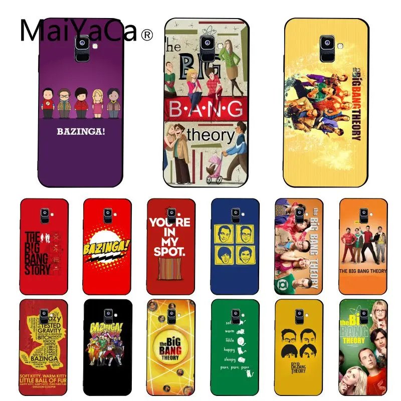 Maiyaca Bazinga Теория Большого Взрыва ТВ шоу чехол для телефона Samsung Galaxy A7 A50 A70 A40 A20 A30 A8 A6
