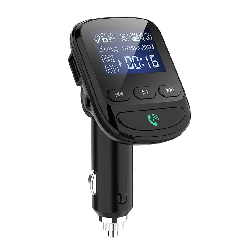 LAMJAD Car MP3 Player Wireless Bluetooth FM Transmitter Modulator Car Kit MP3 Player SD/MMC card Dual USB Charger
LAMJAD Car MP3 Player Wireless Bluetooth FM Transmitter Modulator Car Kit MP3 Player SD/MMC card Dual USB Charger