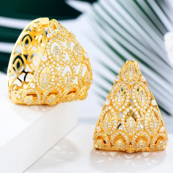 GODKI Luxury Feather Chic Hoop Earring For Women Wedding Geometry Full Mirco Cubic Zircon Nigerian Hoop Earrings
GODKI Luxury Feather Chic Hoop Earring For Women Wedding Geometry Full Mirco Cubic Zircon Nigerian Hoop Earrings