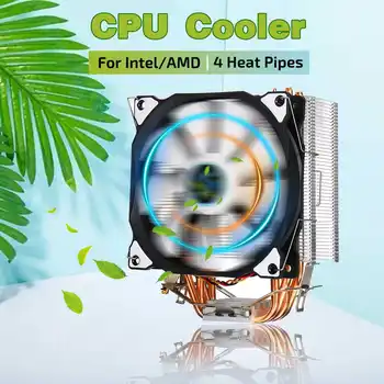 For LGA 775/115X//1366 and AMD CPU Cooler 4 Heatpipes Radiator 4Pin 120mm Cooling Fan Cooler PC CPU Cooling Heatsink with PWM
For LGA 775/115X//1366 and AMD CPU Cooler 4 Heatpipes Radiator 4Pin 120mm Cooling Fan Cooler PC CPU Cooling Heatsink with PWM
