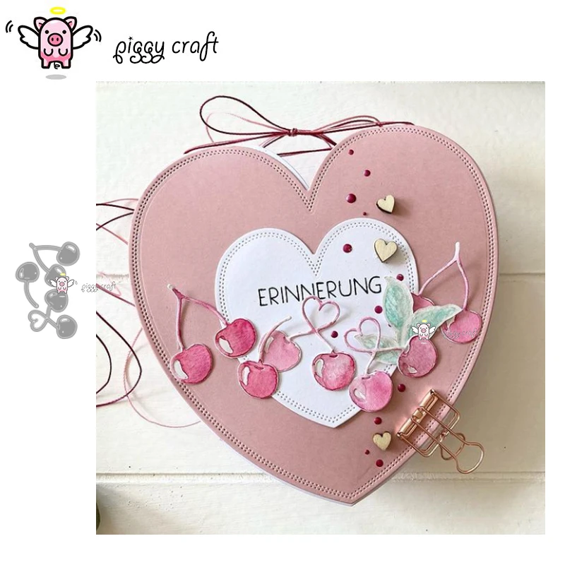 Piggy Craft metal cutting dies cut die mold Cherry decoration Scrapbook paper craft knife mould blade punch stencils dies
Piggy Craft metal cutting dies cut die mold Cherry decoration Scrapbook paper craft knife mould blade punch stencils dies