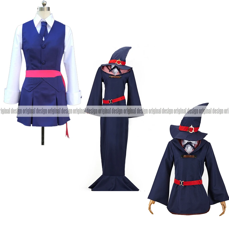 

Little Witch Academia Atsuko "Akko" Kagari Lotte Jansson Sucy Manbavaran Clothing Cosplay Costume,Customized Accepted