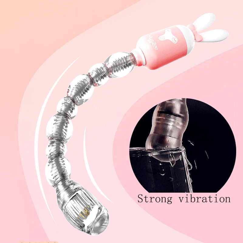 Vibrator female Anal plug goods for adults Butt tail prostate massage anal beads vibrator toys 18 | Красота и здоровье