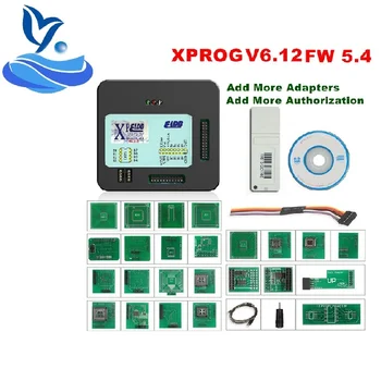XPROG 6.12 X Prog M V6.12 ECU Chip Tuning Programmer XPROG M Box V5.55 Xprogm 5.84 Xprog5.55 EPROM Adapters X-PROG V5.55