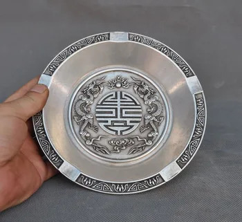 christmas Collect Old Chinese Tibetan Silver Zodiac animal Dragon Loong statue Tray plate halloween
christmas Collect Old Chinese Tibetan Silver Zodiac animal Dragon Loong statue Tray plate halloween