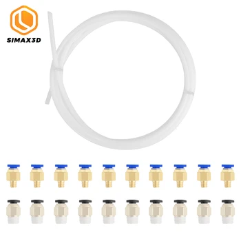10pcs PC4-M6 Push Fitting + PC4-M10 Straight Pneumatic Quick Fitting Connector with Teflonto PTFE Tube (1M) for 3D Printer Parts 
10pcs PC4-M6 Push Fitting + PC4-M10 Straight Pneumatic Quick Fitting Connector with Teflonto PTFE Tube (1M) for 3D Printer Parts