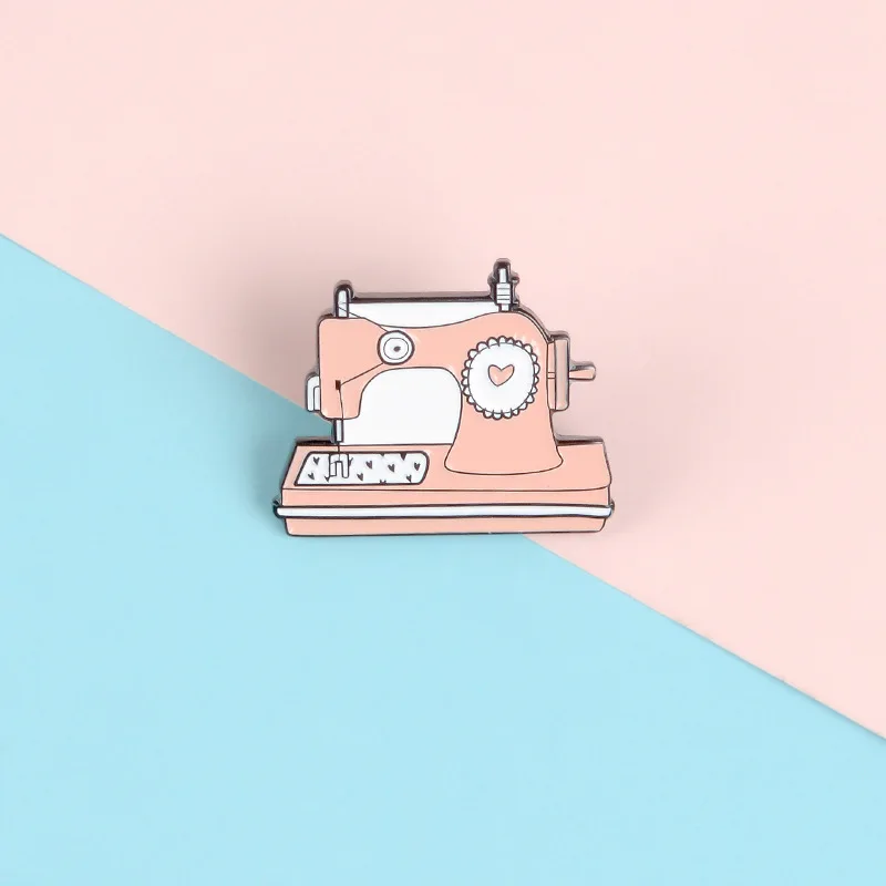 New Commemorative Edition Sewing Machine Brooch Fashion Personality Pink Girl Missing Edition Sewing Machine Gift Badge Denim Cl
New Commemorative Edition Sewing Machine Brooch Fashion Personality Pink Girl Missing Edition Sewing Machine Gift Badge Denim Cl