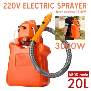 220V 20L Electric ULV Fogger Sprayer Mosquito Killer Disinfection Machine Insecticide Atomizer Electric Spray Fight Drug Sprayer 
220V 20L Electric ULV Fogger Sprayer Mosquito Killer Disinfection Machine Insecticide Atomizer Electric Spray Fight Drug Sprayer
