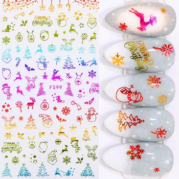 1 Sheet 3D Nail Sticker Christmas Colorful Nail Art Stickers Snowflake Santa Pattern Nail Art Decorations Slider
1 Sheet 3D Nail Sticker Christmas Colorful Nail Art Stickers Snowflake Santa Pattern Nail Art Decorations Slider