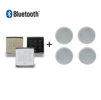 25W 4 channel Bluetooth/USB/SD pa home audio background music system wall mounted amplifier with 4 pieces 6'' ceiling speakers
25W 4 channel Bluetooth/USB/SD pa home audio background music system wall mounted amplifier with 4 pieces 6'' ceiling speakers