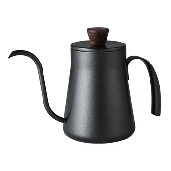 Stainless Steel Hand Drip Coffee Pot pour over Coffee kettle Teflon 400ml with Goose neck long mouth Pot
Stainless Steel Hand Drip Coffee Pot pour over Coffee kettle Teflon 400ml with Goose neck long mouth Pot