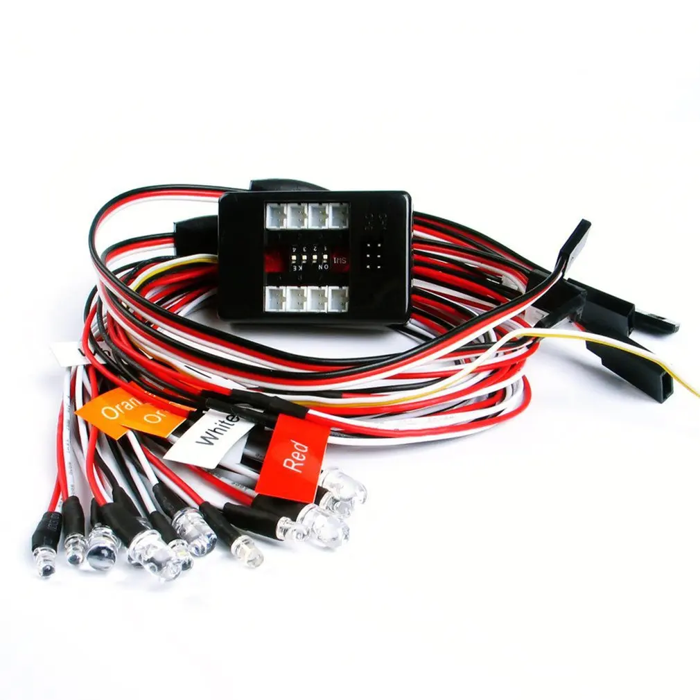 1:10 RC Model Car Truck LED Light Kit 12 LED Flashing Head Light Lamp System RC 1:10 Model Car Accessories
1:10 RC Model Car Truck LED Light Kit 12 LED Flashing Head Light Lamp System RC 1:10 Model Car Accessories