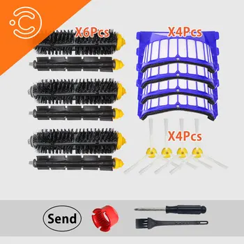 Robot vacuum cleaner Cleaning brush Side brush Filters kit for iRobot Roomba 600 600 630 650 660 spare parts Accessories set
Robot vacuum cleaner Cleaning brush Side brush Filters kit for iRobot Roomba 600 600 630 650 660 spare parts Accessories set