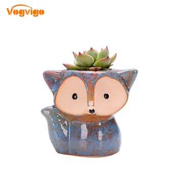 VOGVIGO Ceramic Fox Plant Pot Micro Cute Mini Potted Succulent Small Flower Bonsai Plant
VOGVIGO Ceramic Fox Plant Pot Micro Cute Mini Potted Succulent Small Flower Bonsai Plant