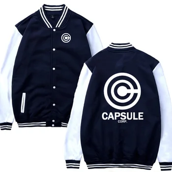 Anime Dragon Ball Baseball uniform Men CAPSULE CORP printed Sweatshirts Warm Harajuku Hip Hop Slim Fit Mens Baseball Jacket
Anime Dragon Ball Baseball uniform Men CAPSULE CORP printed Sweatshirts Warm Harajuku Hip Hop Slim Fit Mens Baseball Jacket